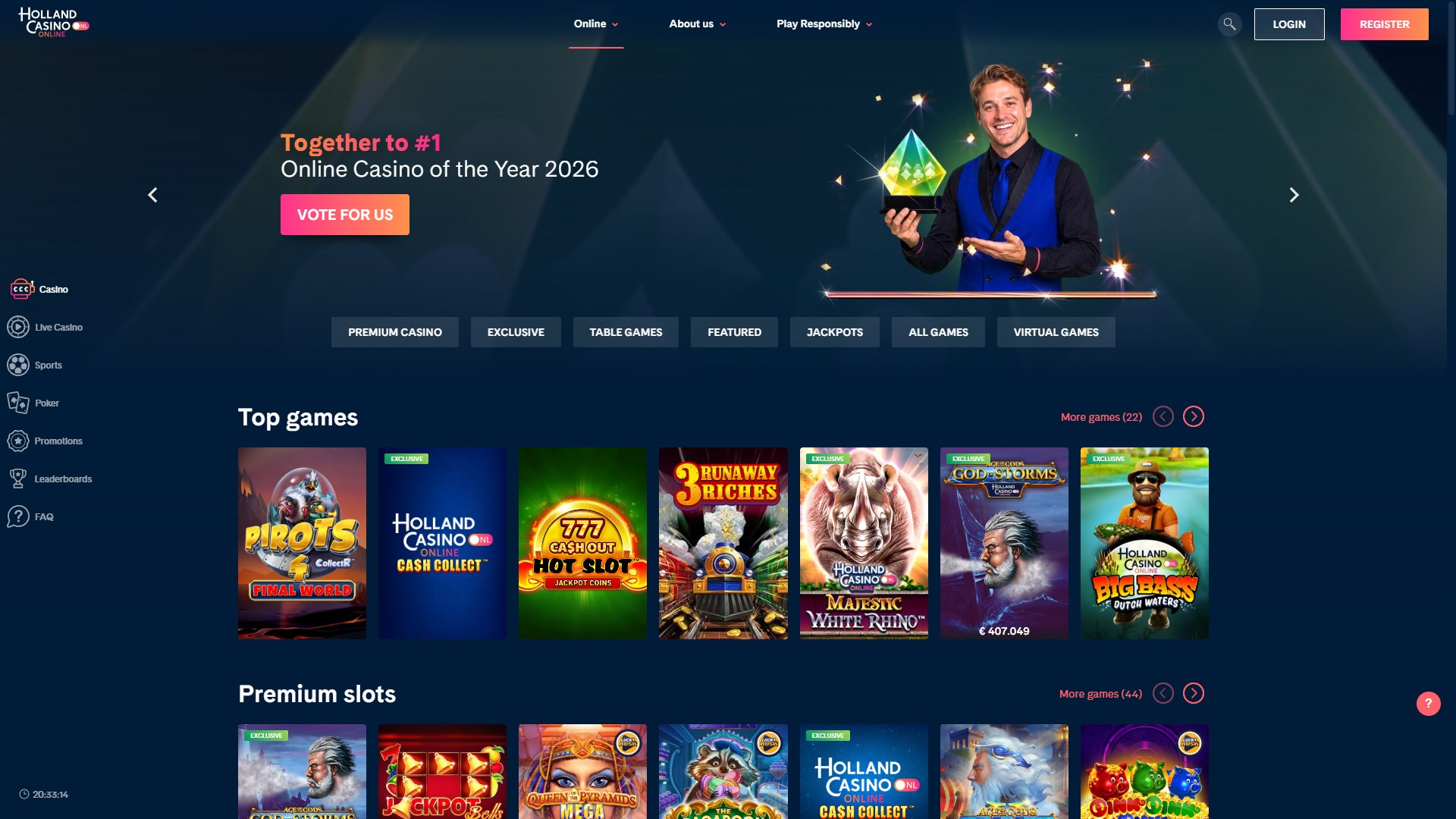Holland Casino Online screenshot 1