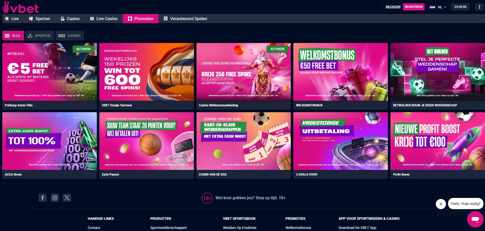 Vbet.nl screenshot 3