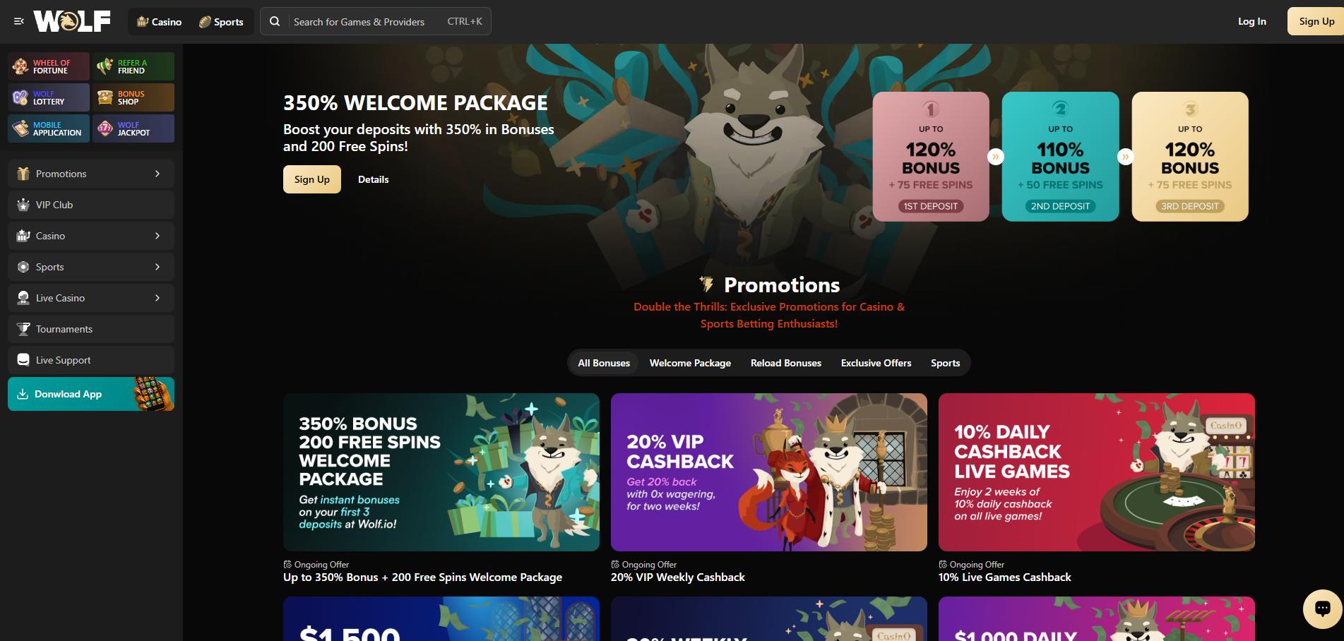 Wolf.io screenshot 3